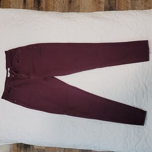 🚀3/$15🚀 High waist burgundy skinny jeans